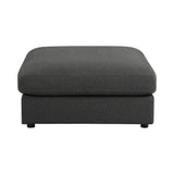 room view of Serene 4-Piece Upholstered Modular Sectional Charcoal sectional sofa