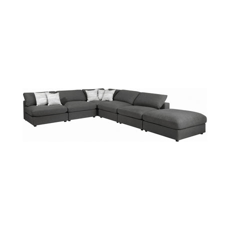 Lamont bench placed in a stylish modern entryway