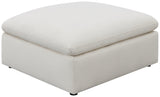 Side angle of Hobson Off-White Modular Sectional Sofa