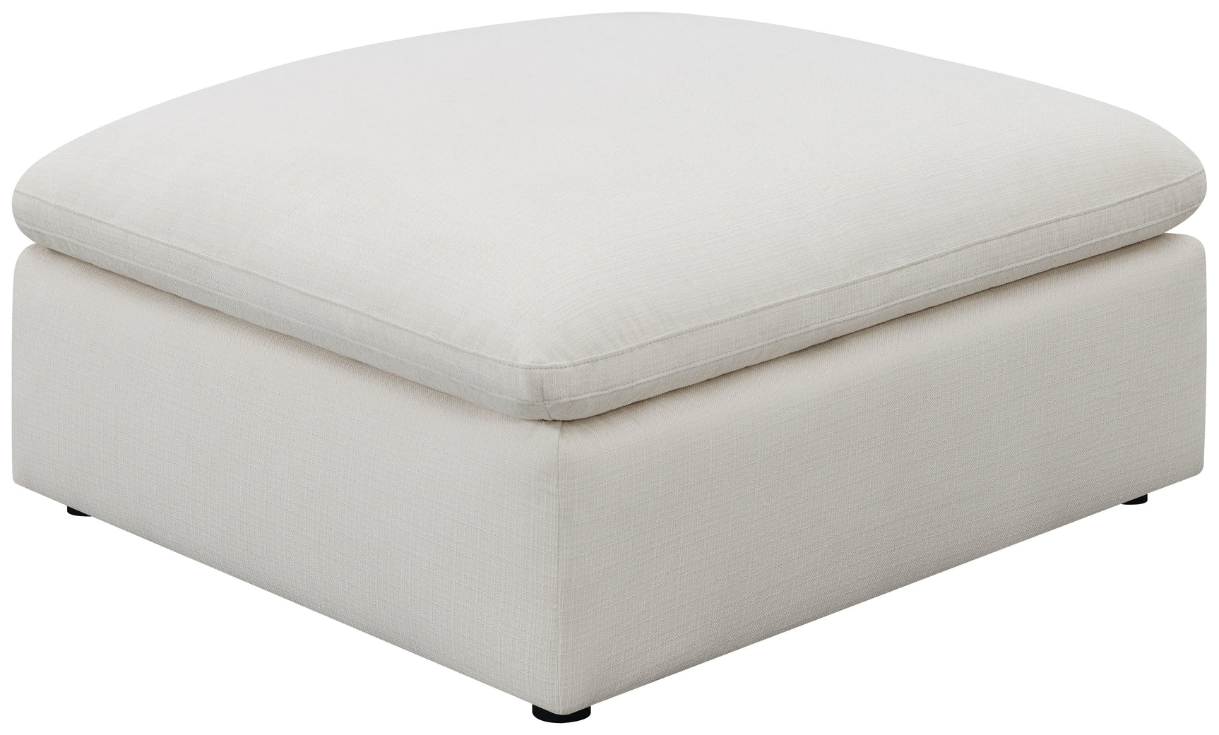 Side angle of Hobson Off-White Modular Sectional Sofa
