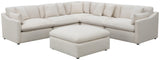 Side view of Hobson Off-White Modular Sectional Sofa