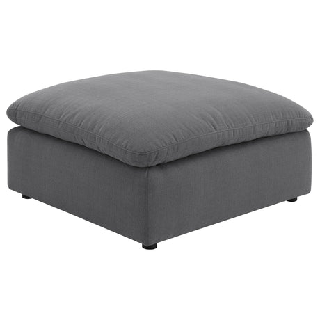 Alternate side view of Hobson 4-piece upholstered sectional sofa