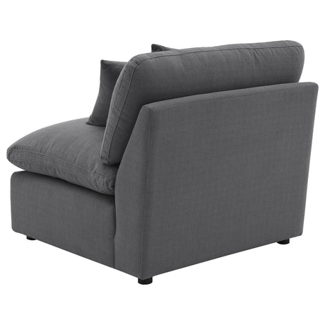 Hobson chair seat cushion detail