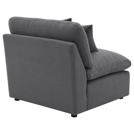 Hobson chair back cushion detail