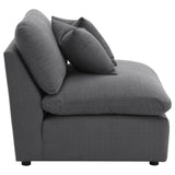 Leg detail of Hobson upholstered chair