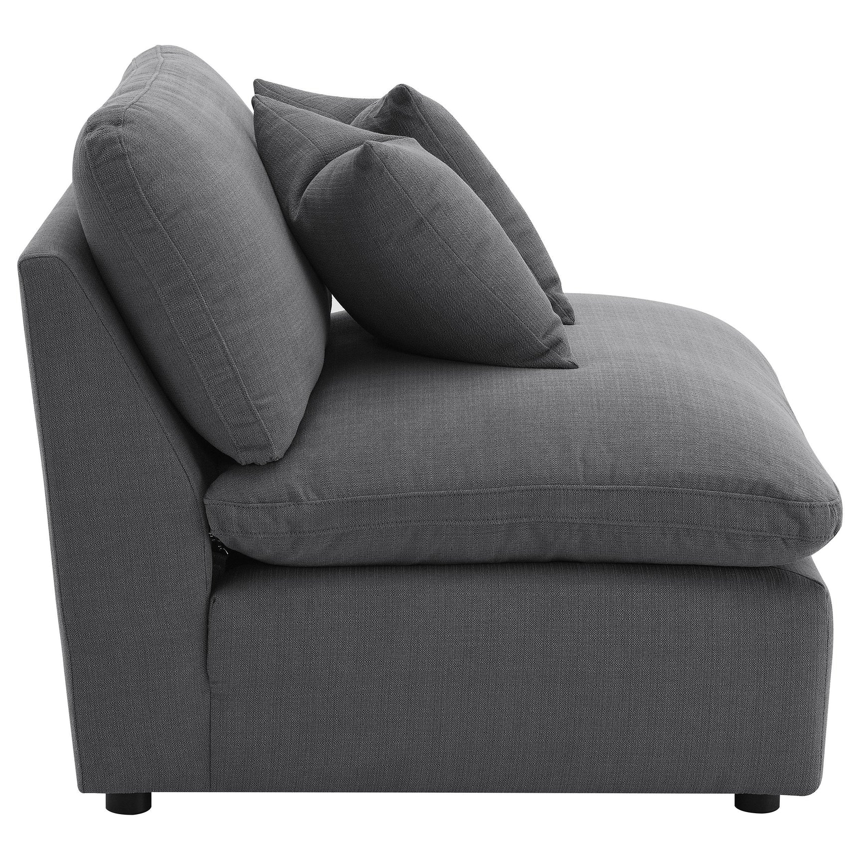 Leg detail of Hobson upholstered chair