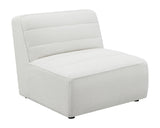 Sunny 6-Piece Upholstered Sectional Natural - Ella Furniture