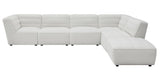 Sunny 6-Piece Upholstered Sectional Natural - Ella Furniture