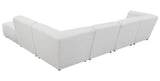 Sunny 6-Piece Upholstered Sectional Natural - Ella Furniture
