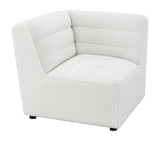 Sunny Upholstered Ottoman Natural - Ella Furniture
