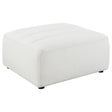 Sunny Upholstered Ottoman Natural - Ella Furniture