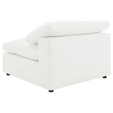 Side angle showing Raleigh sectional's curves