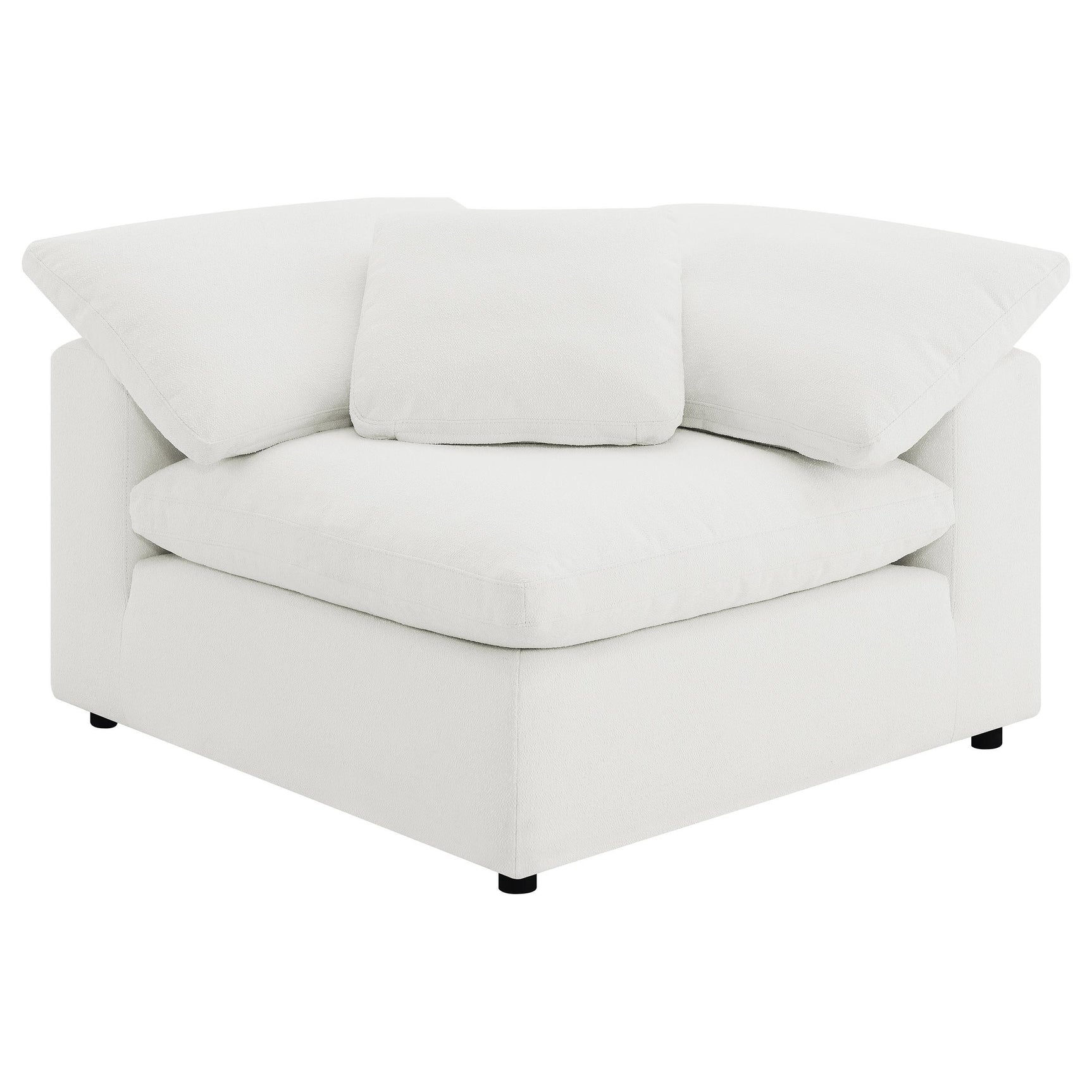 Close detail of Raleigh sectional armrest