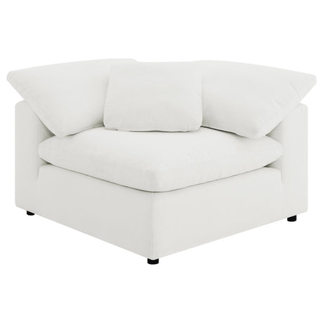 Close detail of Raleigh sectional armrest