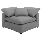 Detail view of Raleigh 6-Piece Boucle Upholstered Modular Sectional fabric