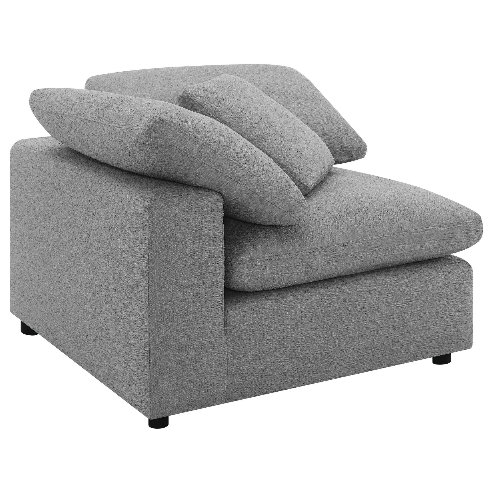 Main front view showing sectional seating arrangement