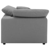 Room scene with full 5-piece sectional visible