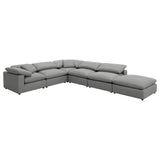 Comfortable foam and feather blend cushions in Raleigh Chair