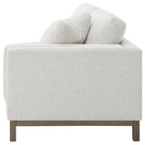 Main angled view with chaise facing left in sand color