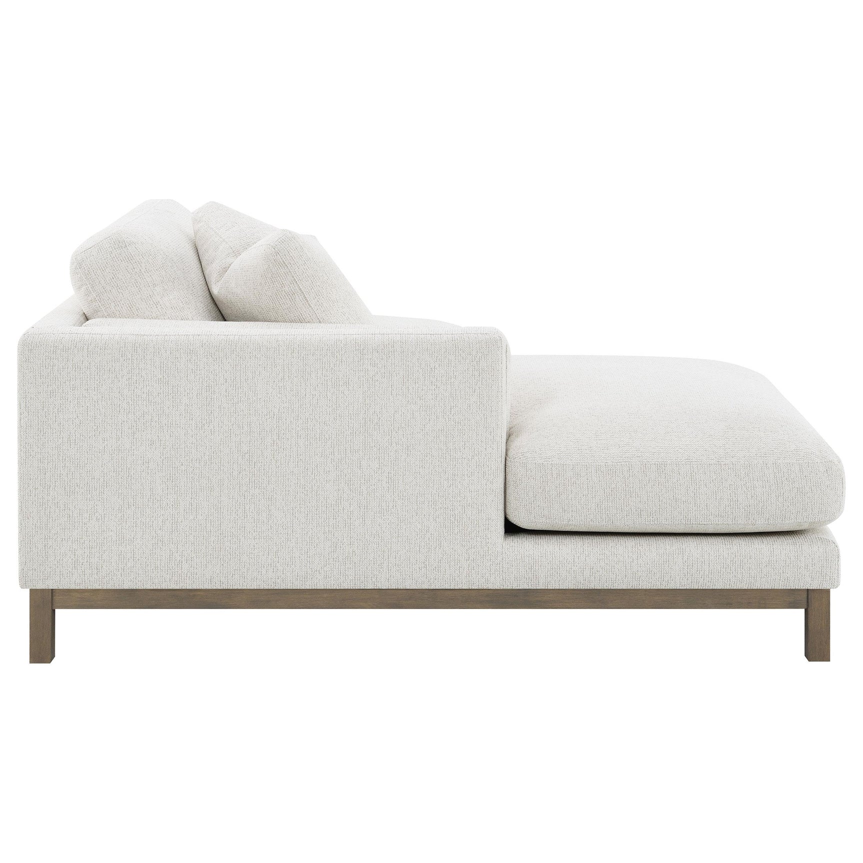 Room perspective with sofa in living area