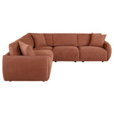 Living room setting featuring Elysia 5-piece sectional sofa