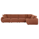 Side angle showing armrest and fabric detail