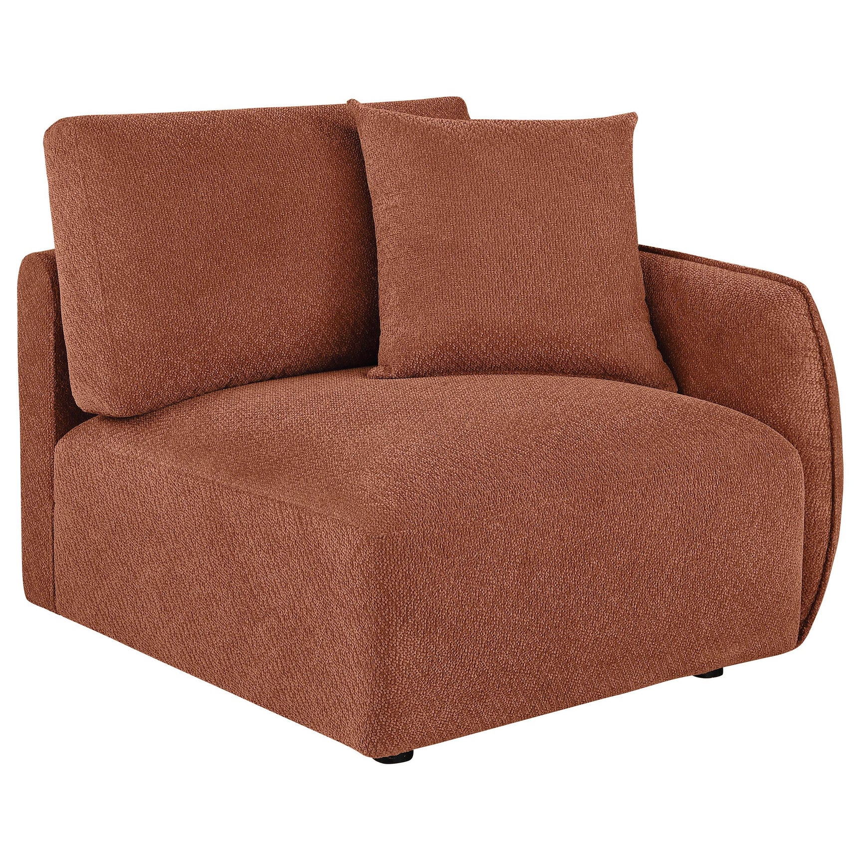 Room angle with sectional sofa arrangement