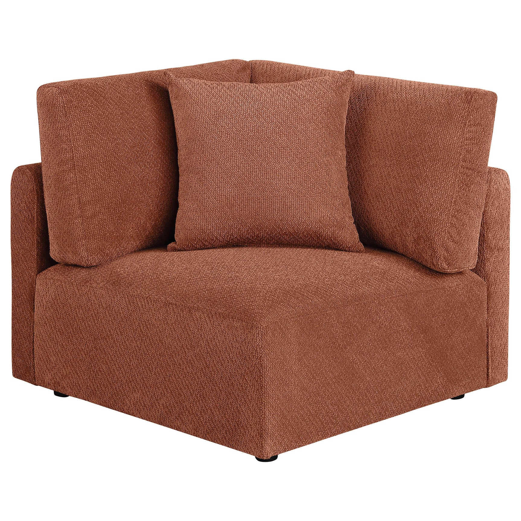 Detailed armrest view of Elysia sectional sofa