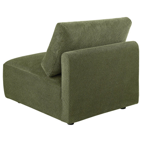 Elysia Chair black plastic legs close-up