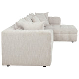 Living room setting with Amara 3-piece sectional sofa