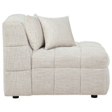 Back view of Amara Upholstered Armless Chair