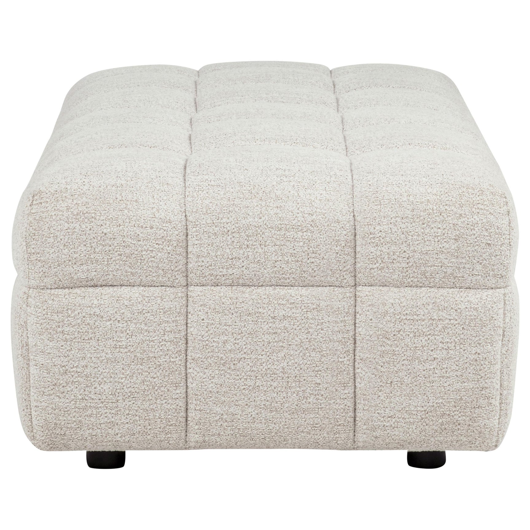 Amara ottoman view of plastic legs