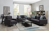 Watsonville Grey Upholstered Sofa + Loveseat 552001-S2 - Ella Furniture