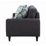 Watsonville Tufted Back Sofa Grey - Ella Furniture