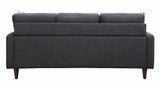 Watsonville Tufted Back Sofa Grey - Ella Furniture