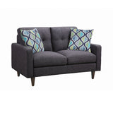 Watsonville Tufted Back Sofa Grey - Ella Furniture
