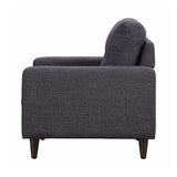 Watsonville Tufted Back Chair Grey - Ella Furniture