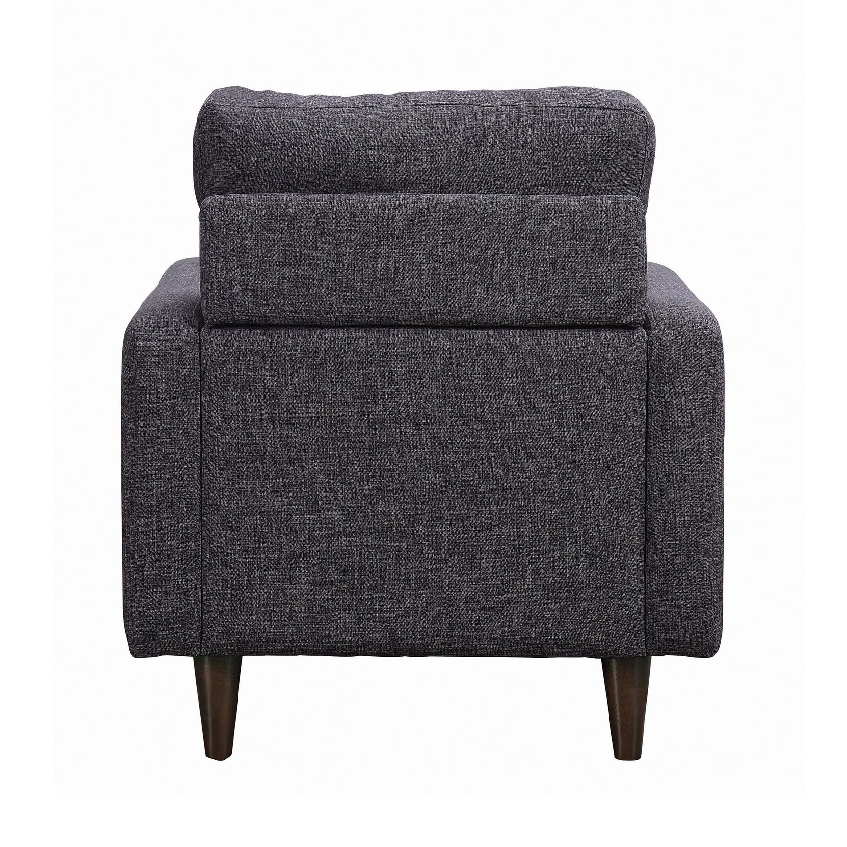 Watsonville Tufted Back Chair Grey - Ella Furniture