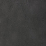 Fabric swatch of gray faux leather upholstery
