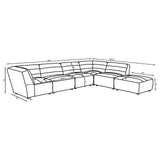 6 Pc Sectional Set 552081-Set - Ella Furniture