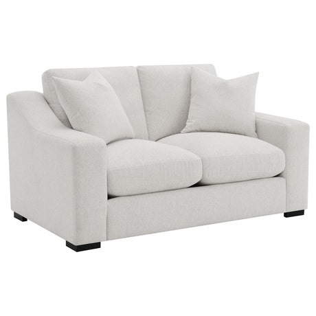 Ashlyn 3-piece upholstered track arm sofa set in sand - main view