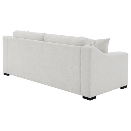Detailed view of Ashlyn Sofa corner and stitching