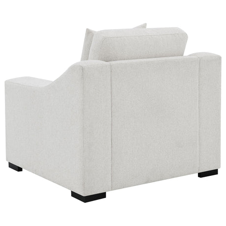 Reversible cushion detail of Ashlyn chair