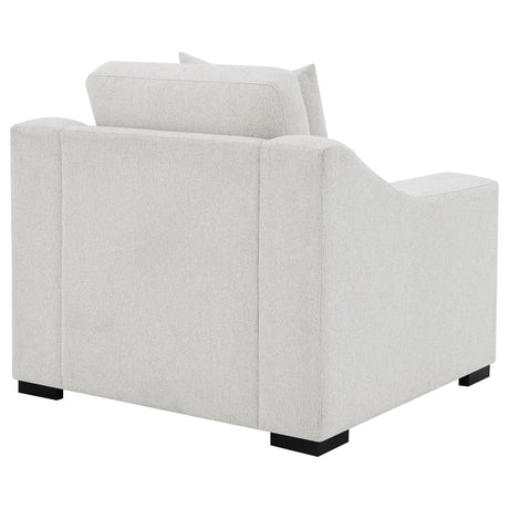Matching accent pillow on Ashlyn chair
