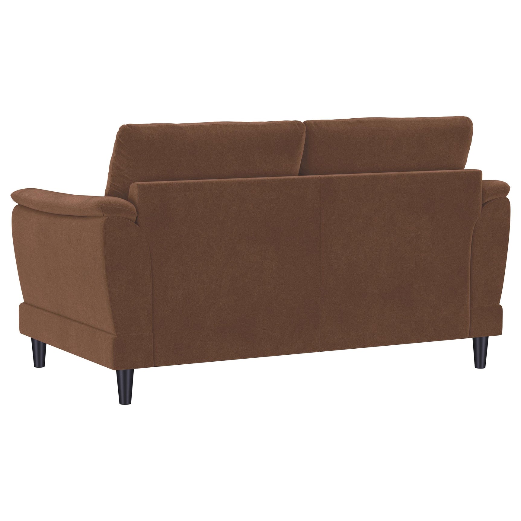 Side profile of Selma sofa showing arm shape