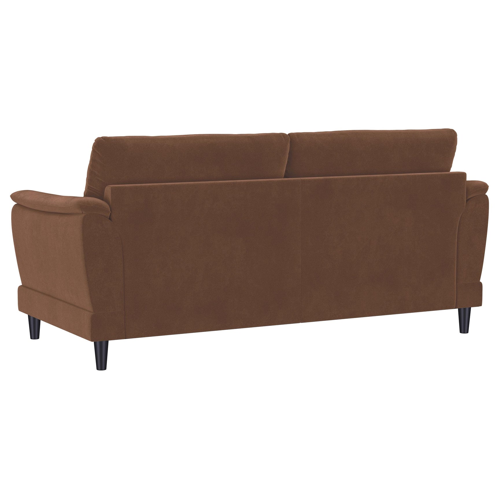 Detail of armrest and velvet fabric texture