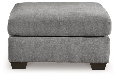 Main front view of Marleton Gray sectional sofa