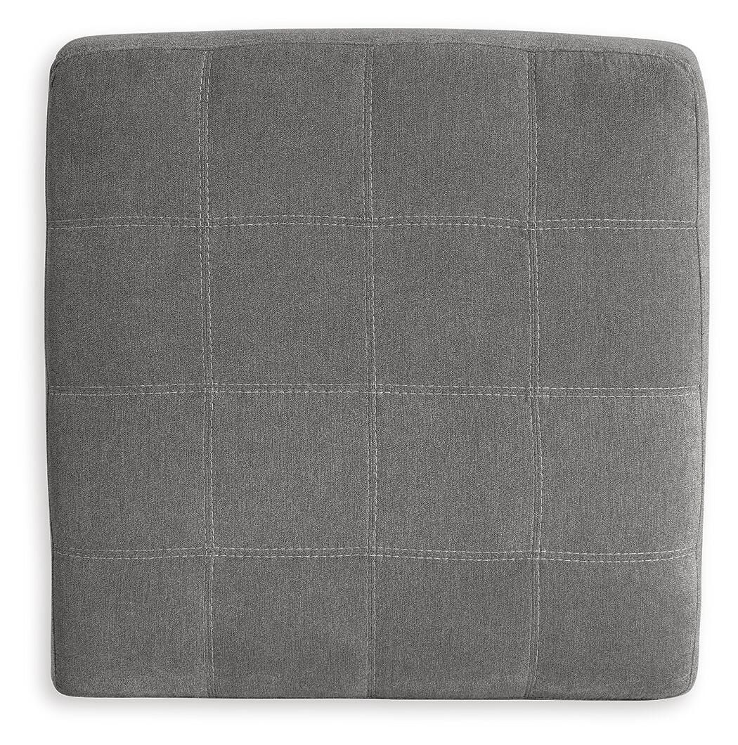 Marleton Gray 2-Piece Sleeper Sectional with Ottoman - image 7