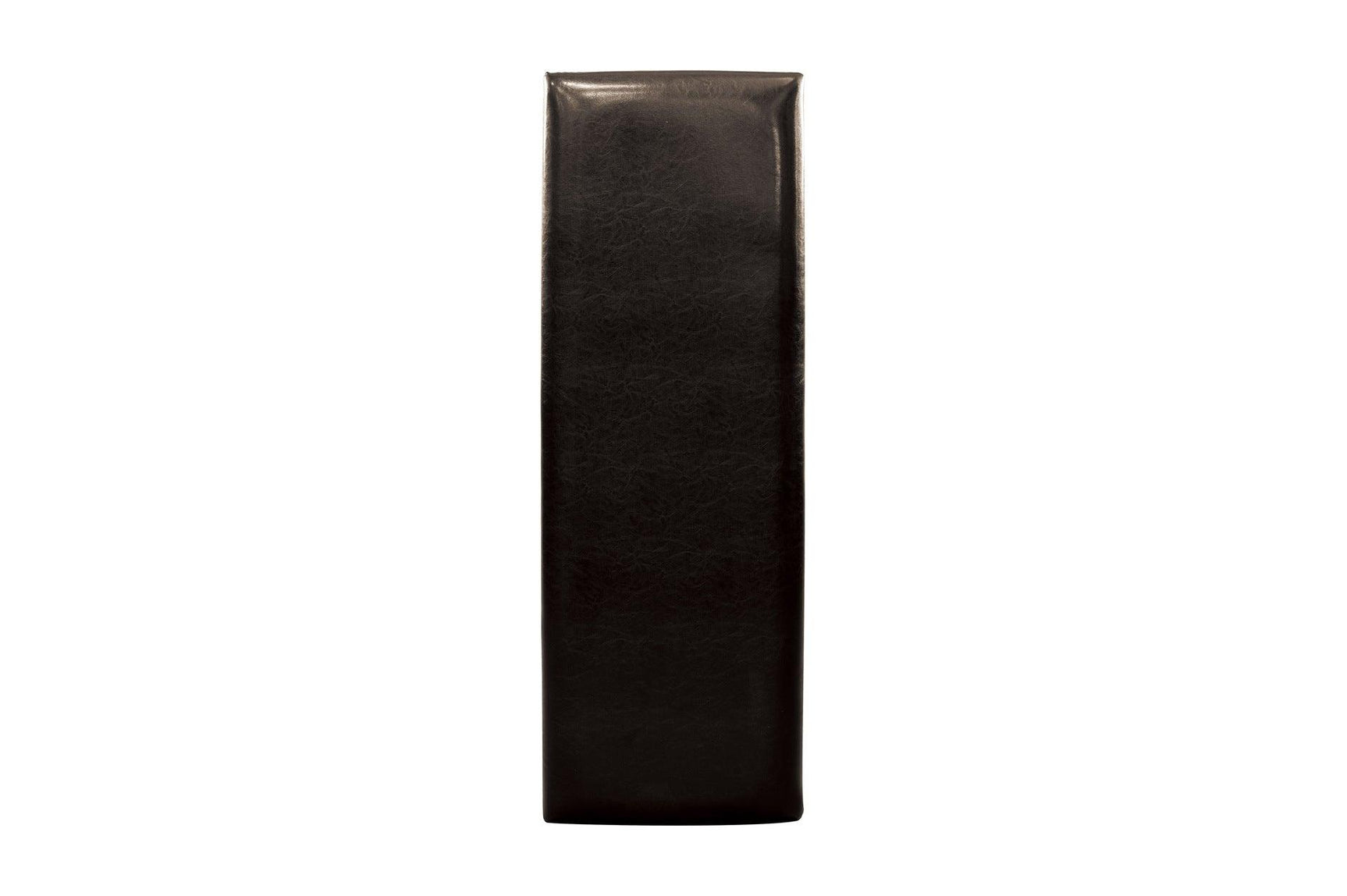 Dark brown faux leather texture close-up