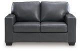 Bolsena Admiral Leather Loveseat